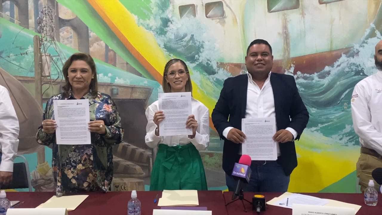 Firma alcalde Mario Alberto López con SEDATU para inversión de 64 mdp