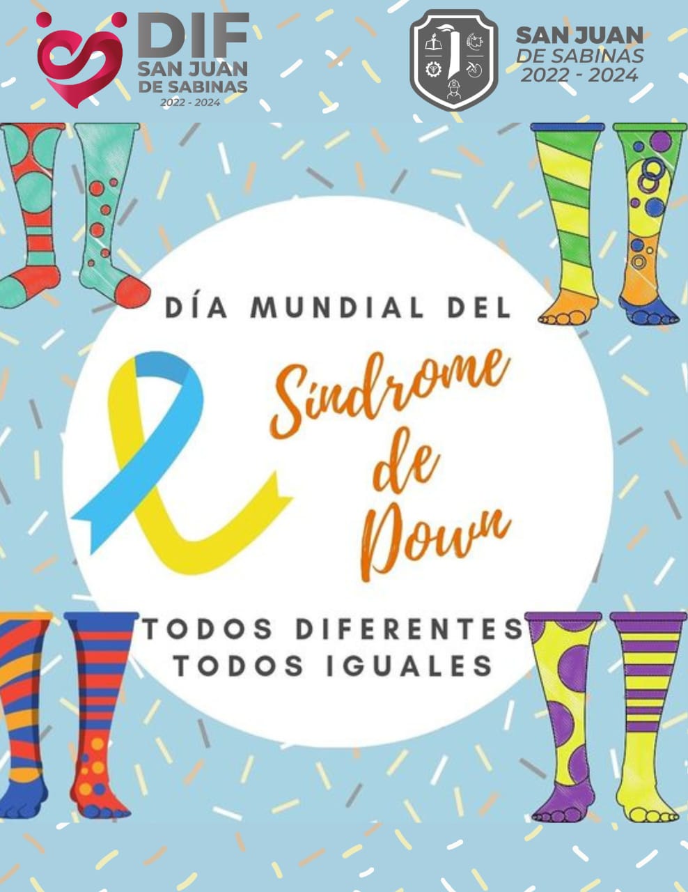 El Gobierno Municipal en coordinación con el DIF San Juan de Sabinas, llevó a cabo una celebración con los niños del CAM No. 17 con motivo del Día Mundial de Síndrome de Down.